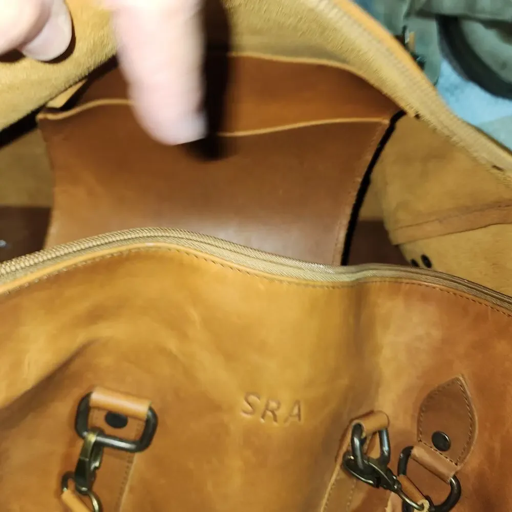 CORELA EUC GENUINE LEATHER WEEKENDER BAG